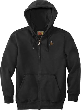 PG Polo Full Zip Hoodie Mens Loose Fit Heavyweight