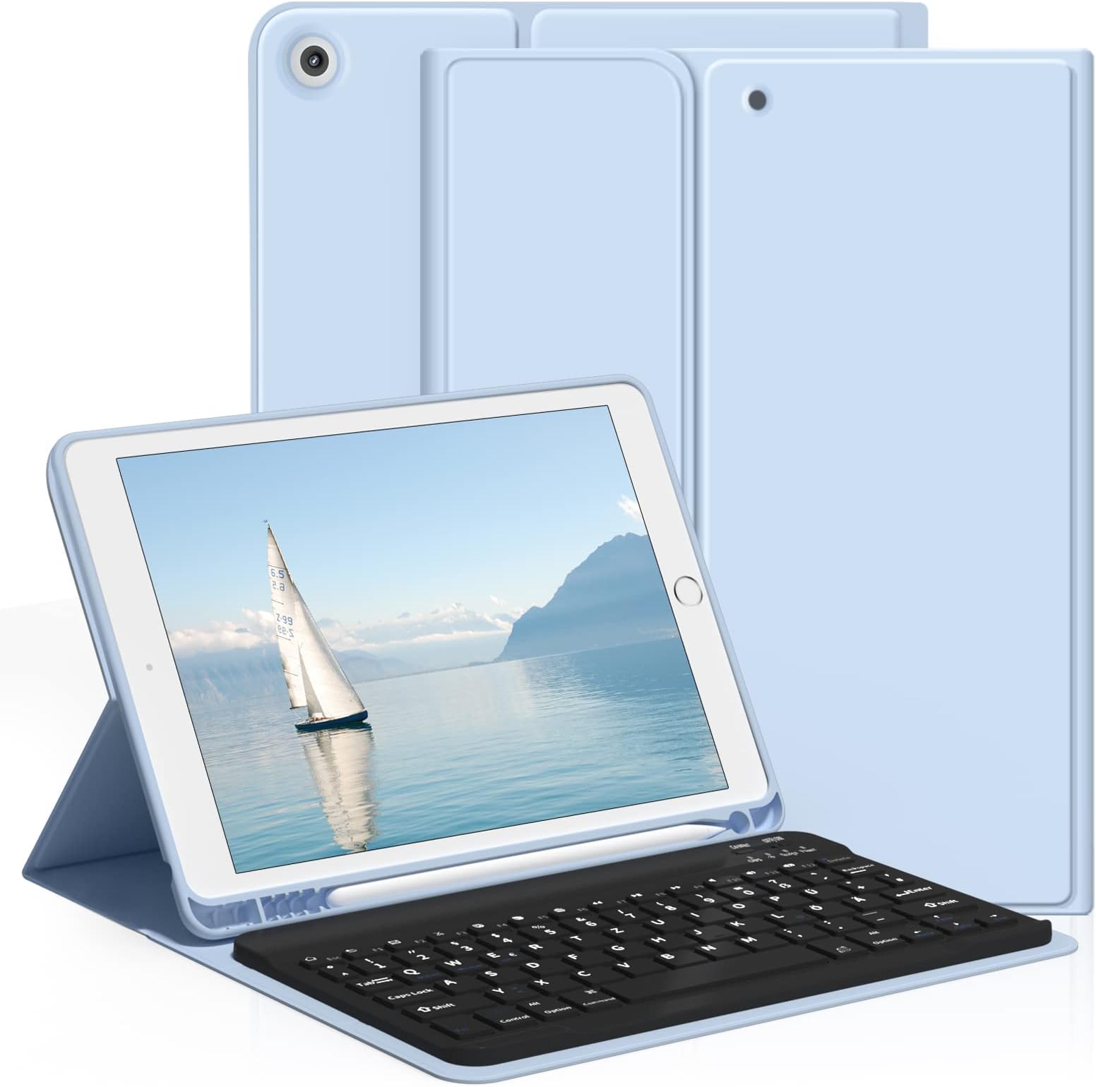 Hülle Mit Tastatur Ipad 9. Generation ZOYU Hülle mit Tastatur für iPad 9. Generation 2021/iPad 8. Generation