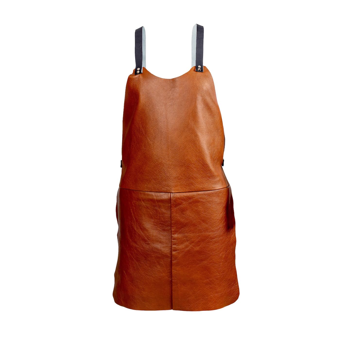 DobryFartuch Lederschürze aus robustem Rinds-Vollleder – Schweißerschürze hitzebeständig, Grillschürze für Herren & Damen, Einheitsgröße verstellbar