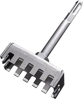 86 Junction Box Square Hole Punch Tool - Heavy-Duty Electric Hammer Drill Bit with Trapezoidal Teeth, No-Wall-Damage Quick-Cut Chisel for Electricians & Concrete Walls