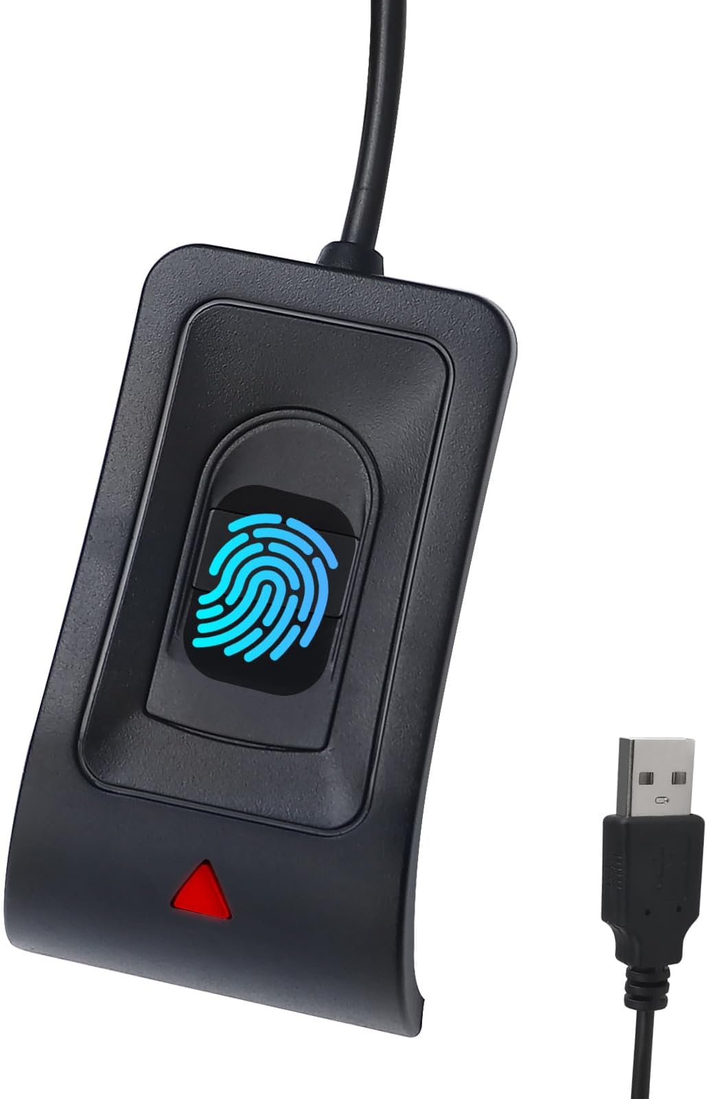 Elebinke USB Fingerprint Reader Fingerprint for Windows10/11, Windows Hello Plug-and-play Automatic Driver Installation With 5ft extension cable-Windows Password Free Operation