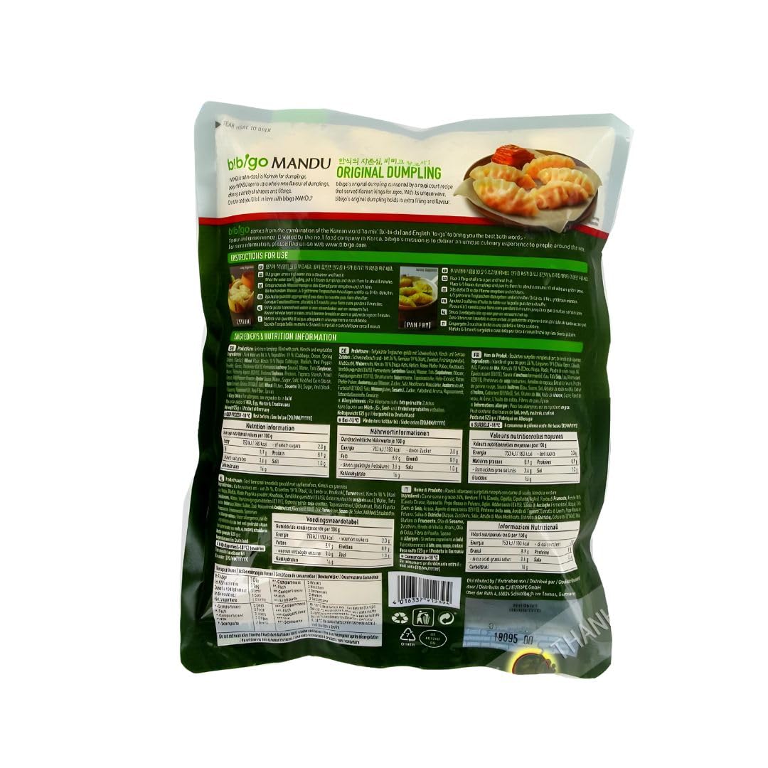 Bibigo Gyoza de Kimchi y Cerdo 560g 15 uds