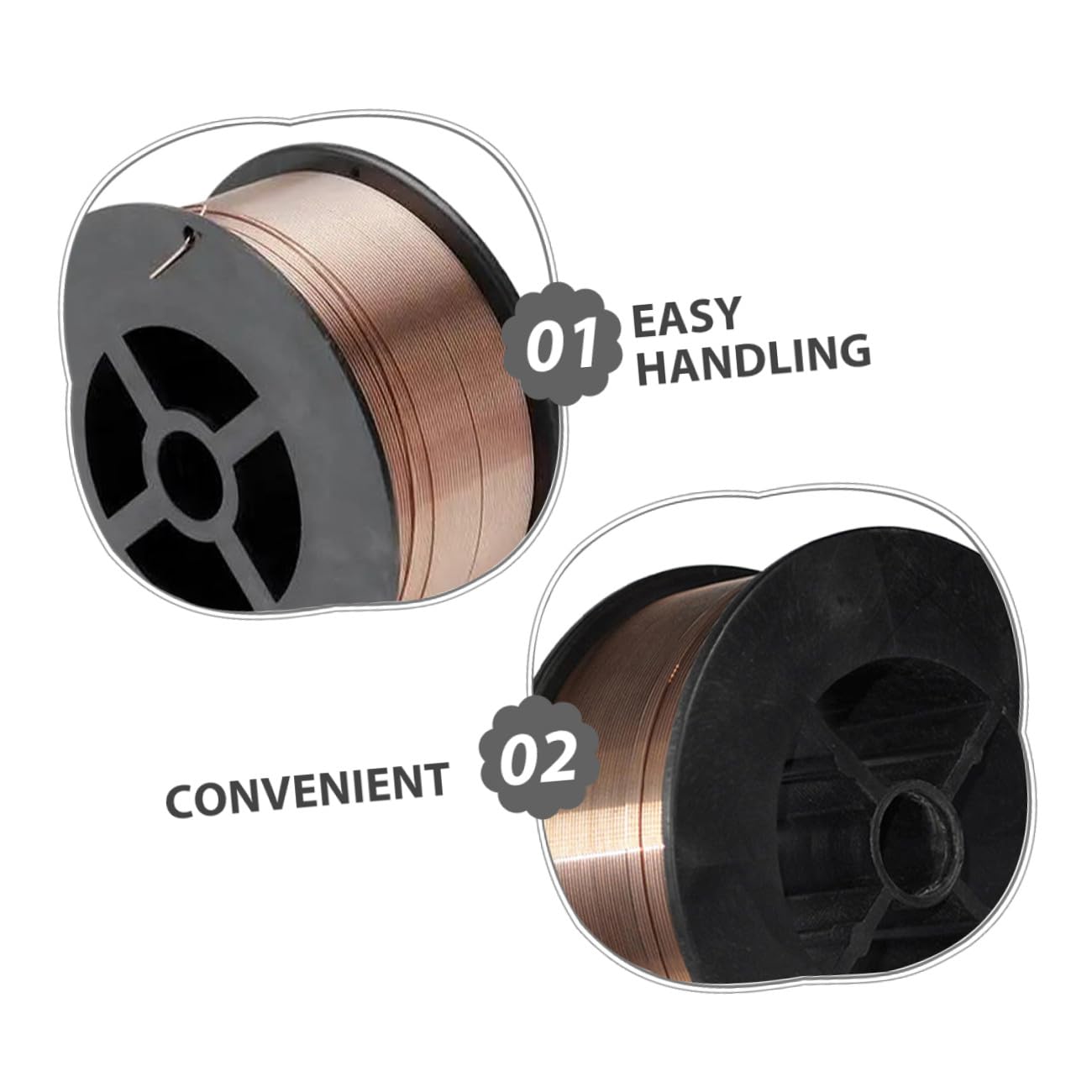 Rollo de Alambre para Soldar de Acero al Carbono Er70s-6, Núcleo Fundente sin Gas, 1,2 Mm, 1 Kg, Cable para Soldadura Industrial y Reparación Electrónica, Uso en Construcción