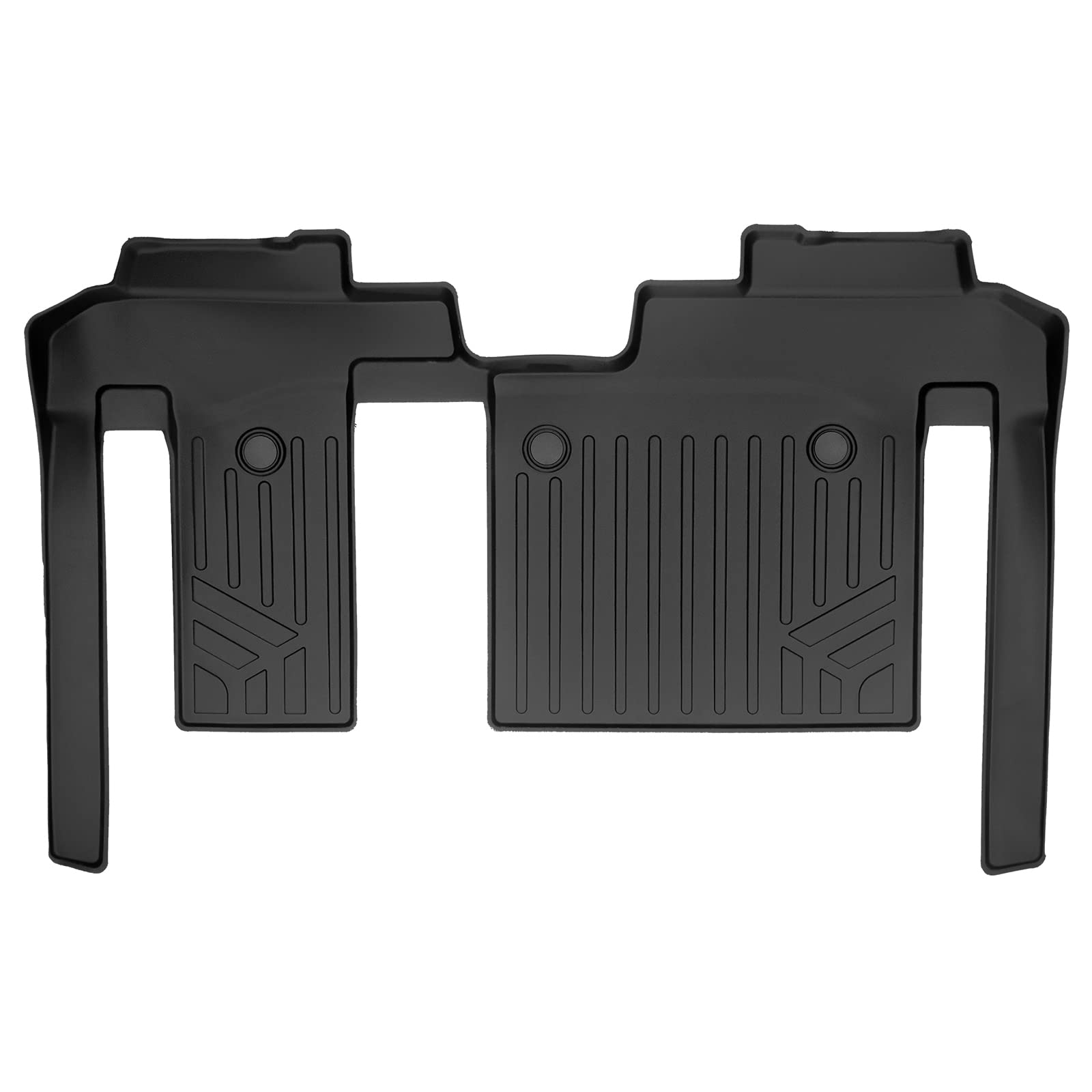 Photo 1 of SMARTLINER All Weather Custom Fit Floor Mats Black 2nd Row Liner Set Compatible with 2021-2023 Toyota Sienna