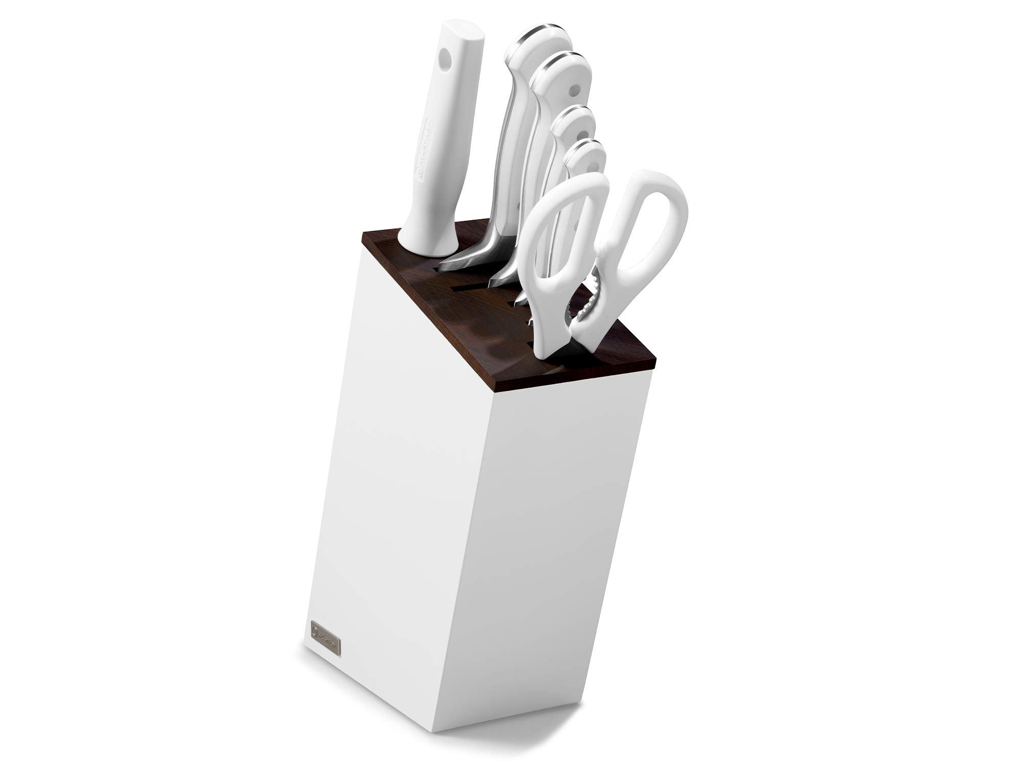 WÜSTHOF Classic White blok na noże z 6 artykułami