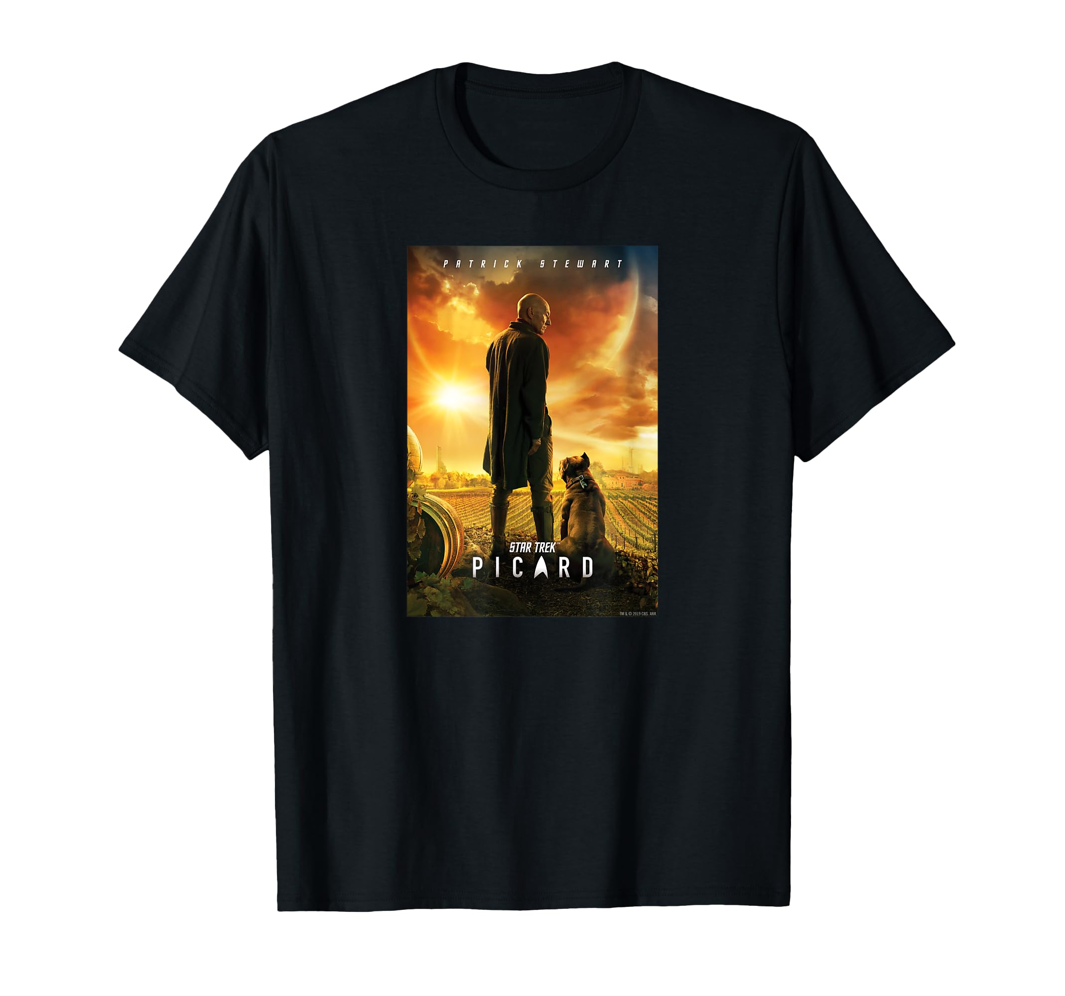 Amazon | スタートレック ピカード Tシャツ | Tシャツ・カットソー 通販