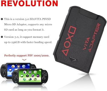 FunDisc SD2Vita V3.0 PSVita Game Card to Micro SD Card Adapter for PS Vita 1000 2000 3.60 System