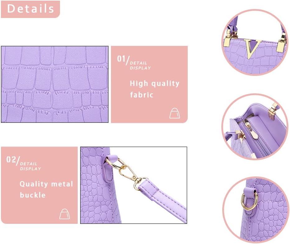 JHVYF Shoulder bags for Women Trendy Crossbody bags Casual Satchels Purse Ladies' Tote Bag - Image 5