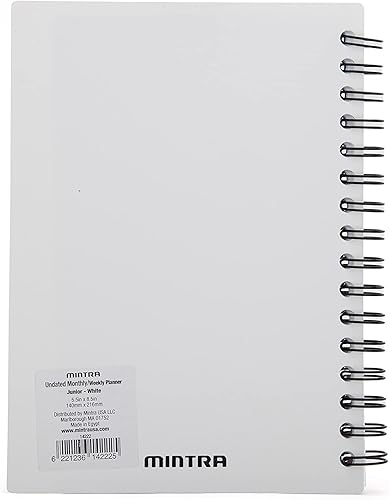 Vista 37 de Mintra Office Planificador semanal/mensual sin fecha (carta, hielo ártico)