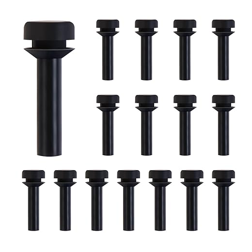 16 Pack Rubber Gas Stove Grate Bumpers Grate Feet for GE Stove Replacement Gas Range Rubber Feet Stove Top Grate Rubber Feet Cooktop Parts & Accessories Compatible with GE Range Burner Cafe Stove