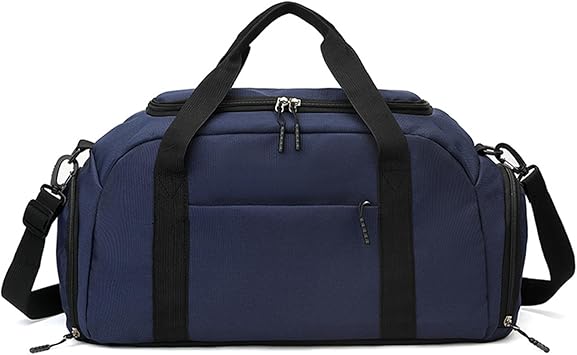 Faltbare Reisetasche 44x23x28cm - Leichtes Handgepäck Mit Vielen Taschen