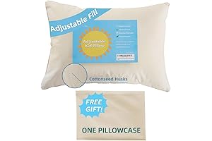 Organic Cotton Shell Kids Pillow -100%
