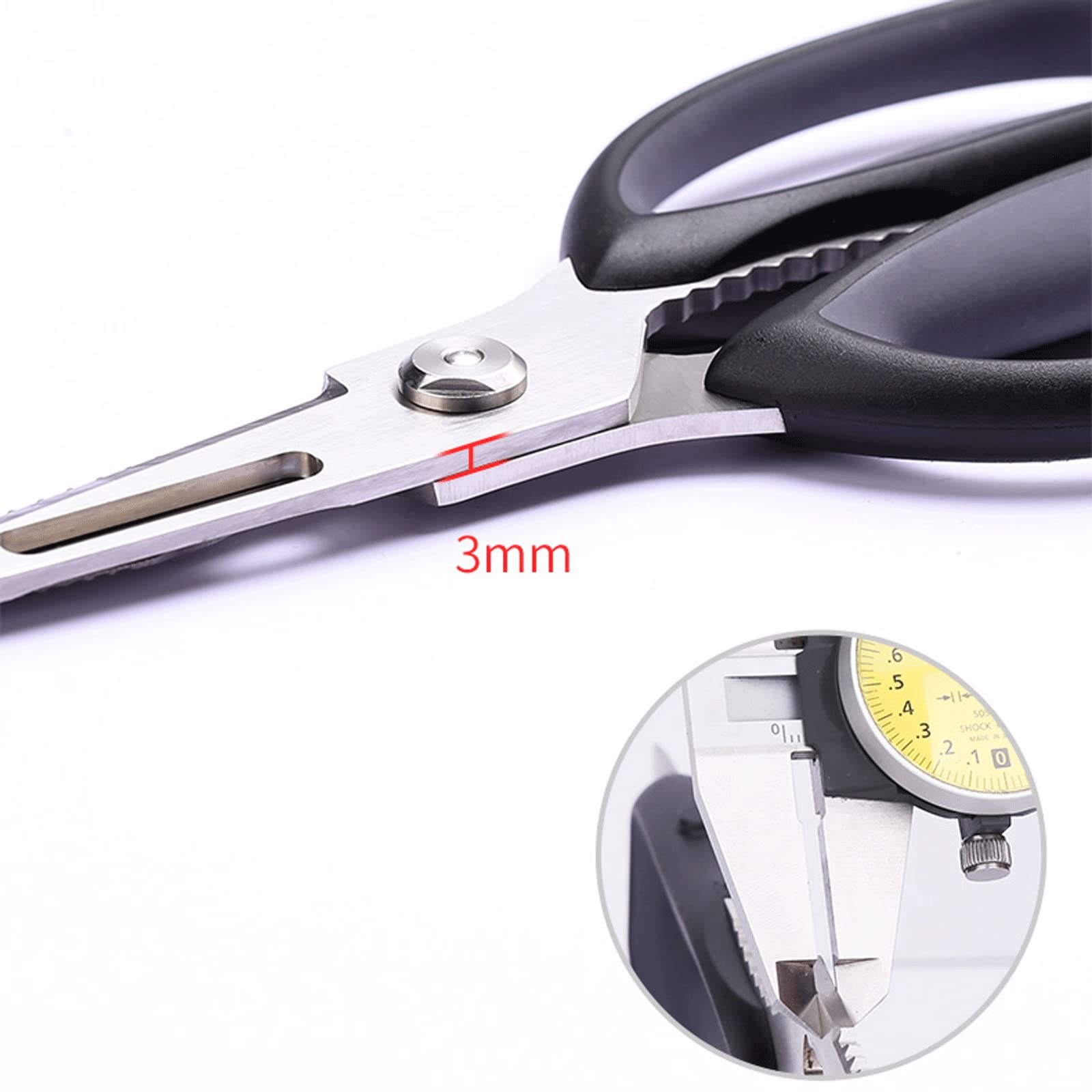 Forbici da cucina Forbici da cucina multifunzionali per impieghi gravosi-Forbici da cucina professionali in acciaio inossidabile