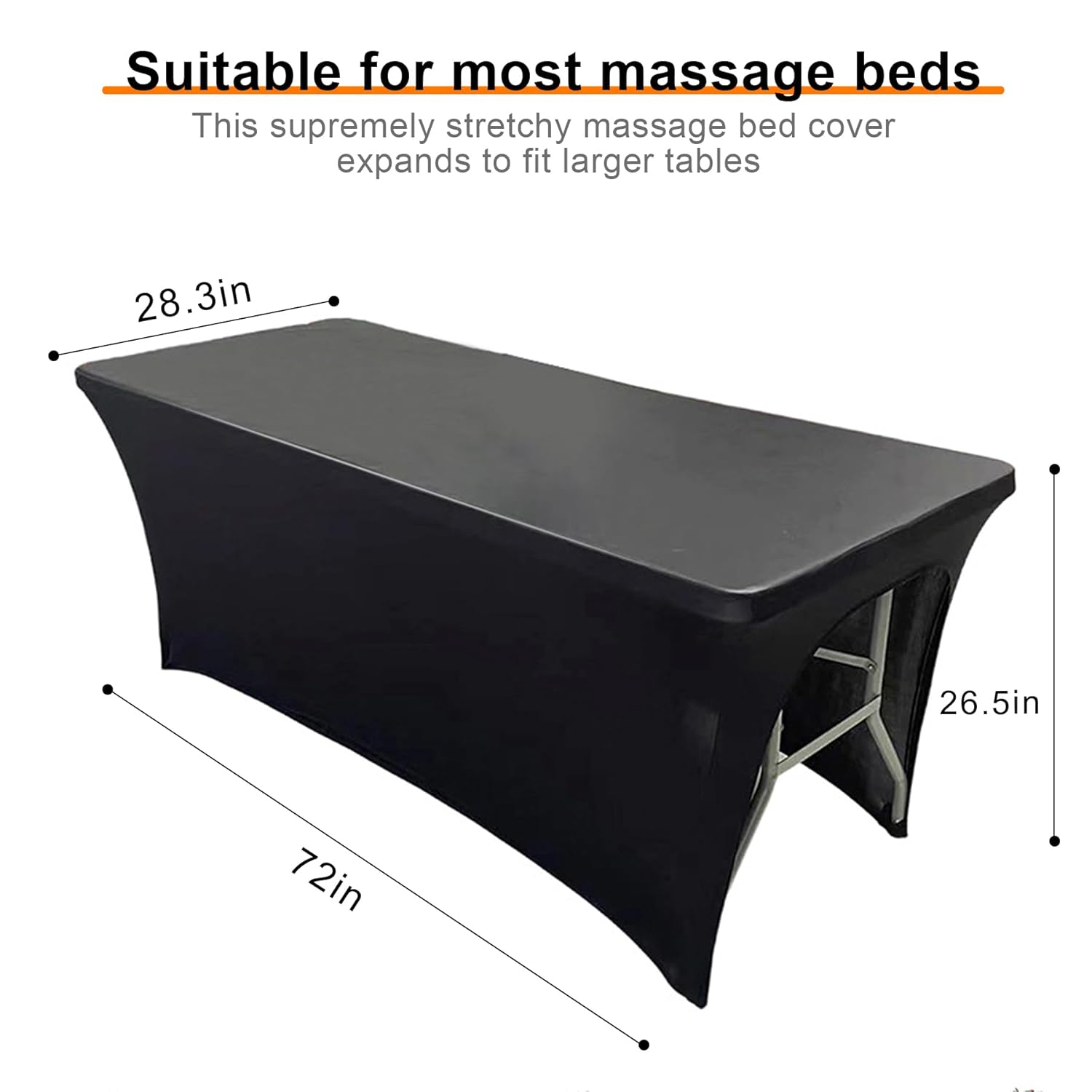 Lash Bed Cover, Wipeable PU Leather Massage Table Cover Waterproof Spa Bed Topper Suitable for More Salon Beauty Beds