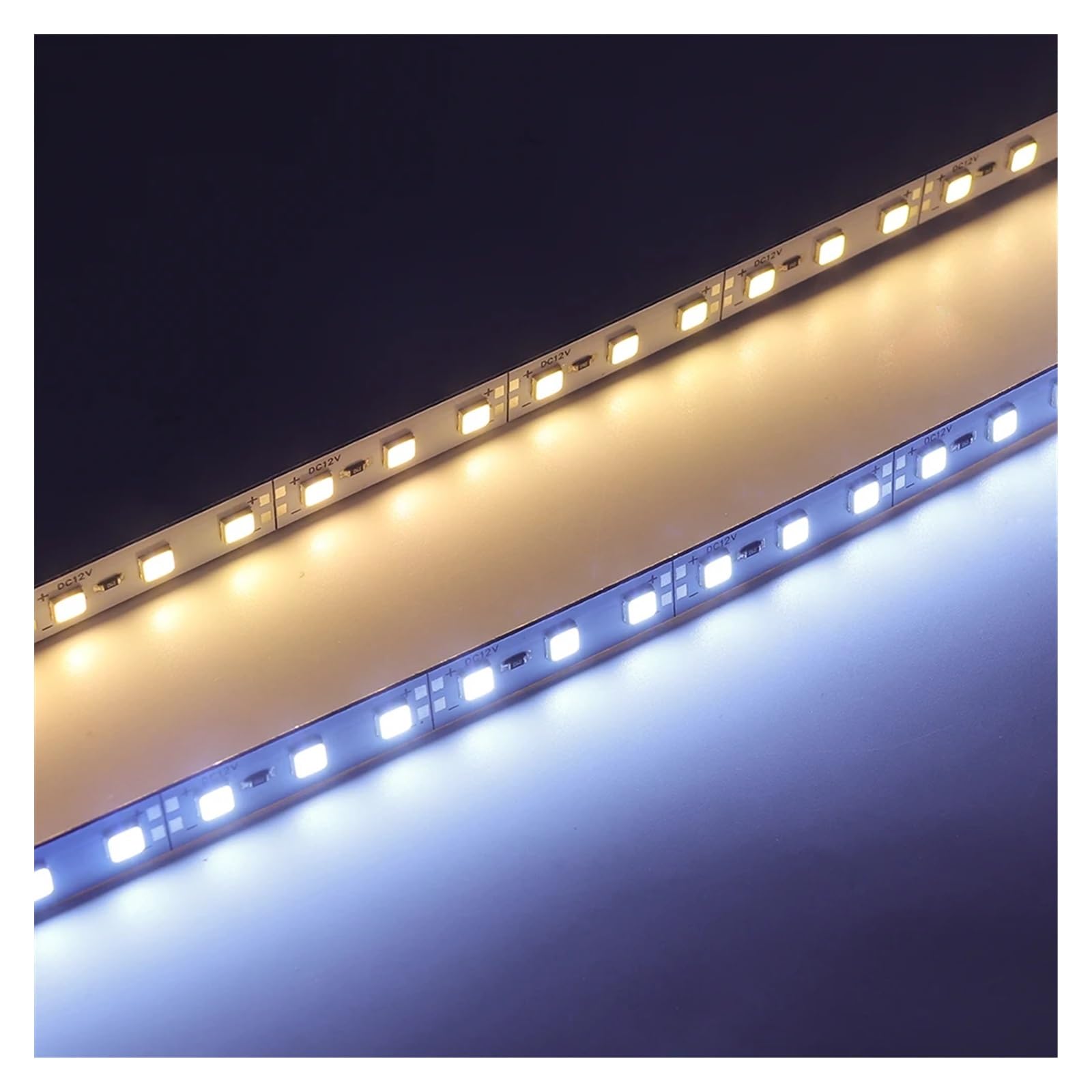 12V 5 Stück 10 Stück 20 Stück LED-Leistenlicht Aluminium starrer Streifen LED-Band 12V 25cm 50cm 5054 Unterschrank-Lichtleiste Weiß/Blau/Rosa(20pcs 50cm 36LEDs,Ice Blue)