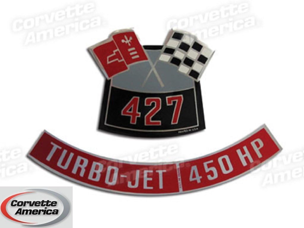 Chevy 427/450 HP Air Cleaner Decal