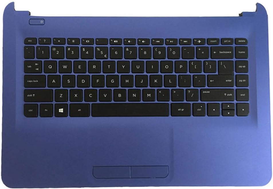 Laptop Replacement Keyboard Fit HP Pavilion 340 G3 346 G3 348 G3 246 G4 240 G4 US Layout with C Shell (Blue)