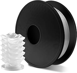 PCTG 3D-Druckfilament 1,75mm,1KG Rolle PCTG Basic Filament Hochtransparent & Schlagzäh (Transparent)
