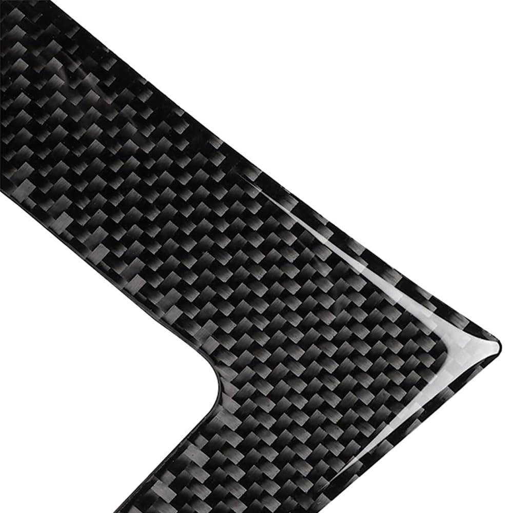 Riloer Konsolen-Schalthebel-Abdeckung, Karbonfaser, schwarz, passend für Lex*us NX 200 200t 300h 2014–2021 (Linkslenker)