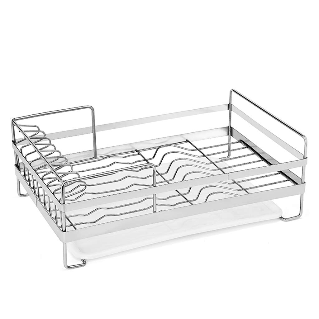Cfsxfysey One Color Dish Drainer Rack， 304 Stainless Steel Drain Rack Kitchen Dish Chopsticks Stand Single