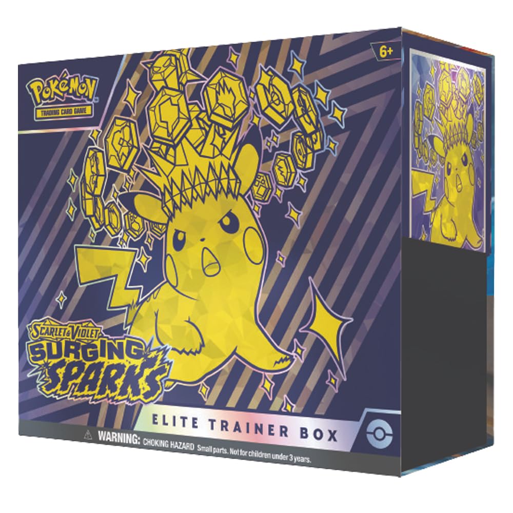 Scarlet & Violet SV08 Surging Sparks Elite Trainer Box Trading Card Game