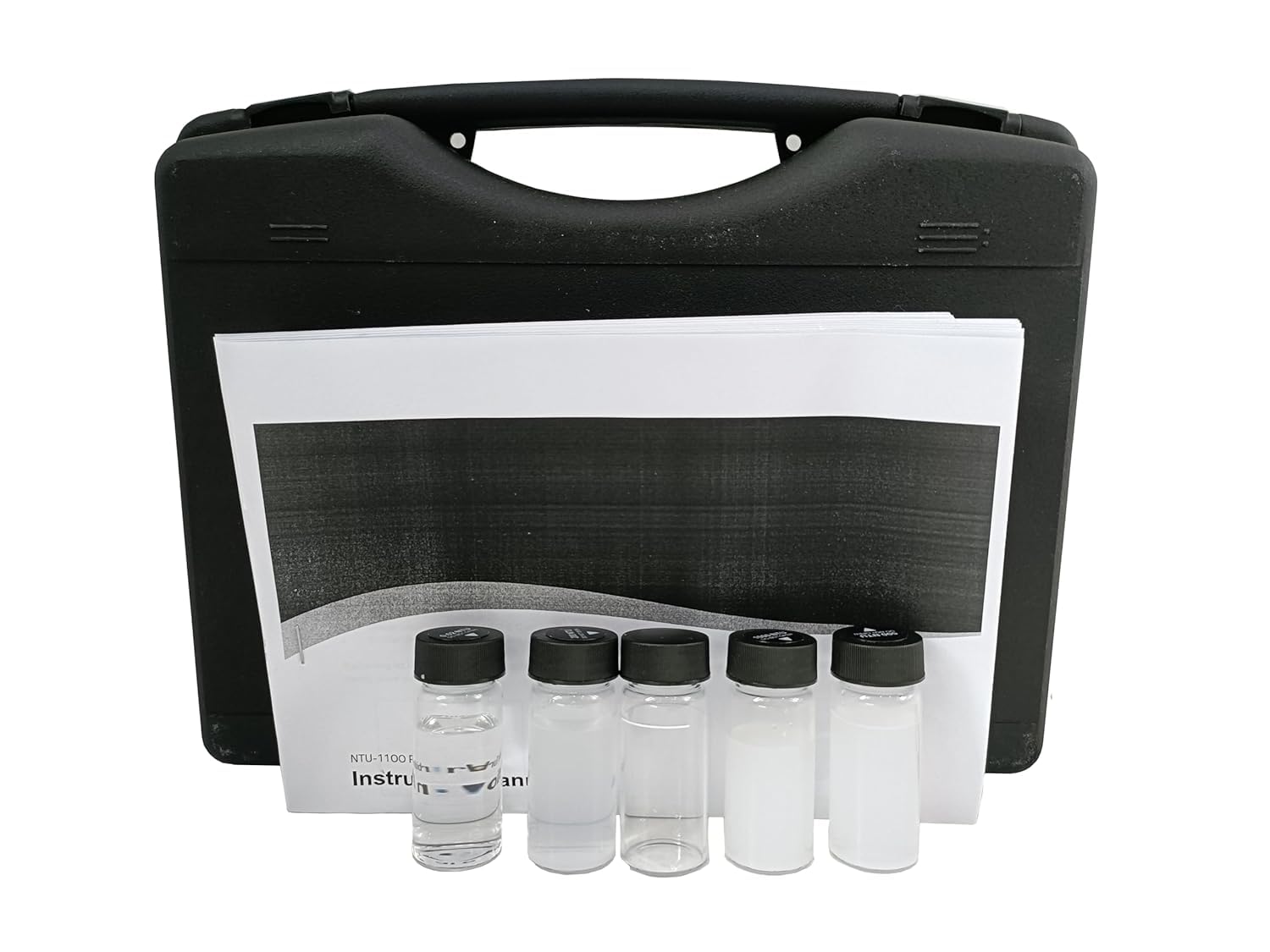 Portable Turbidity Meters Lab Turbidimeter with Standard Calibration Solution Measuring Range 0 to 1100 NTU 0 to 275 EBC 0 to 9999 ASBC USB Communication Interface 2-5 Points Calibration