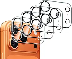 FIT IT Kit 2 Películas de Proteção para Lente de Câmera Compatível com iPhone 17 (iPhone 17 Pro)