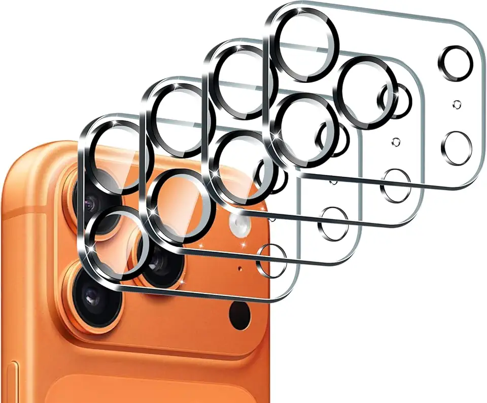 FIT IT Kit 2 Películas de Proteção para Lente de Câmera Compatível com iPhone 17 (iPhone 17 Pro Max)