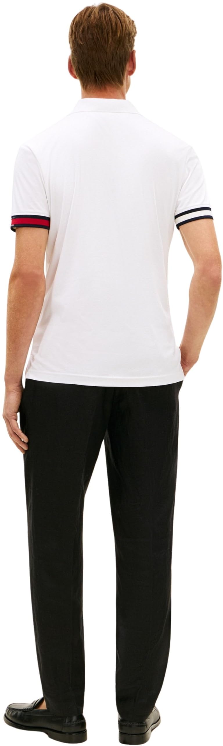 Tommy Hilfiger RWB Cuff Liquid Cotton Slim Polo Mw0mw42743 Polo S/S Hombre (Pack de 1)