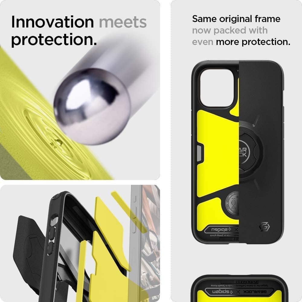 Spigen Gearlock Bike Mount Case Designed for iPhone 12 Mini (2020) Bundle with Spigen Gearlock Out Front Bike Mount with Universal Adapter : Automotive