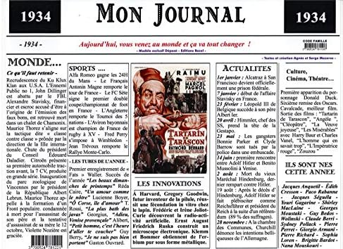 Set De Table Année 1955 - Cadeau Original Naissance Ou