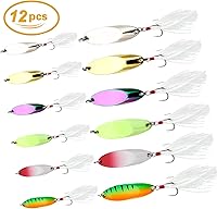 Vista 31 de Fishing Jigs Metal Fishing Spoons Lures, Blade Bait Spinner Long Casting Jigging Spoon Lure Vertical Hard VIB Swimbait for Walleye Bass Trout