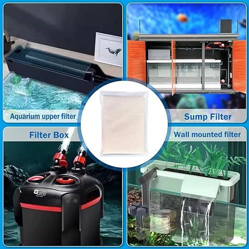 Miniatura 6 de Nezo Resina de filtración de acuario para acuario, agua amarilla para pecera, estanque koi, agua dulce y salada, 3.4 fl oz con bolsa de malla gratis.