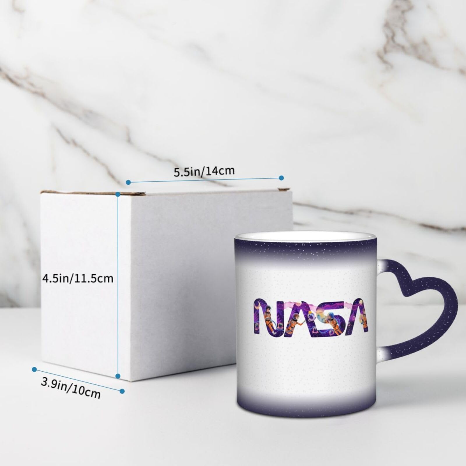 Amazon.co.jp: マグカップ 変色カップ Nasa 星空 温感変色 熱反発