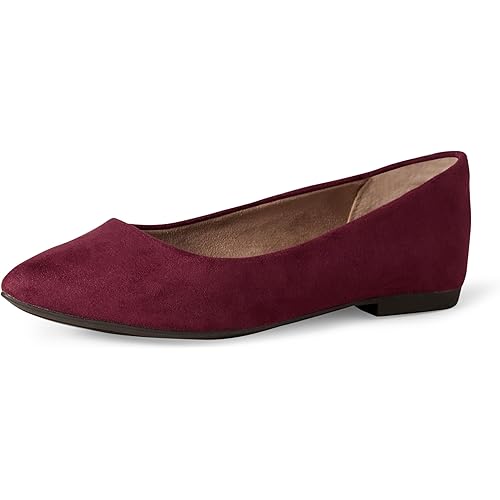 Amazon Essentials Women's Pointed-Toe Ballet Flat