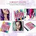 Tiza de Pelo, Cabello Tiza, Coloración temporal Cabello, Hair Chalk Set, 6...
