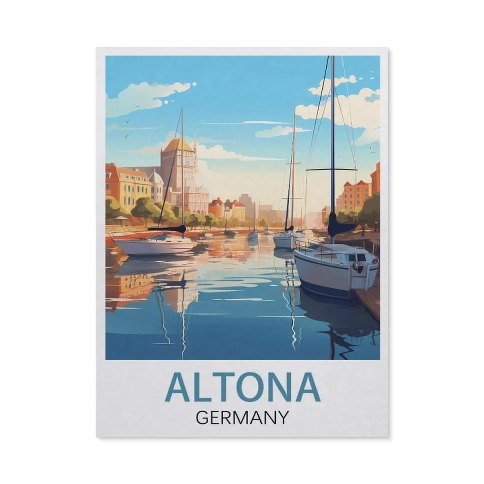 Tin Sign，Altona Germany(30x40cm）
