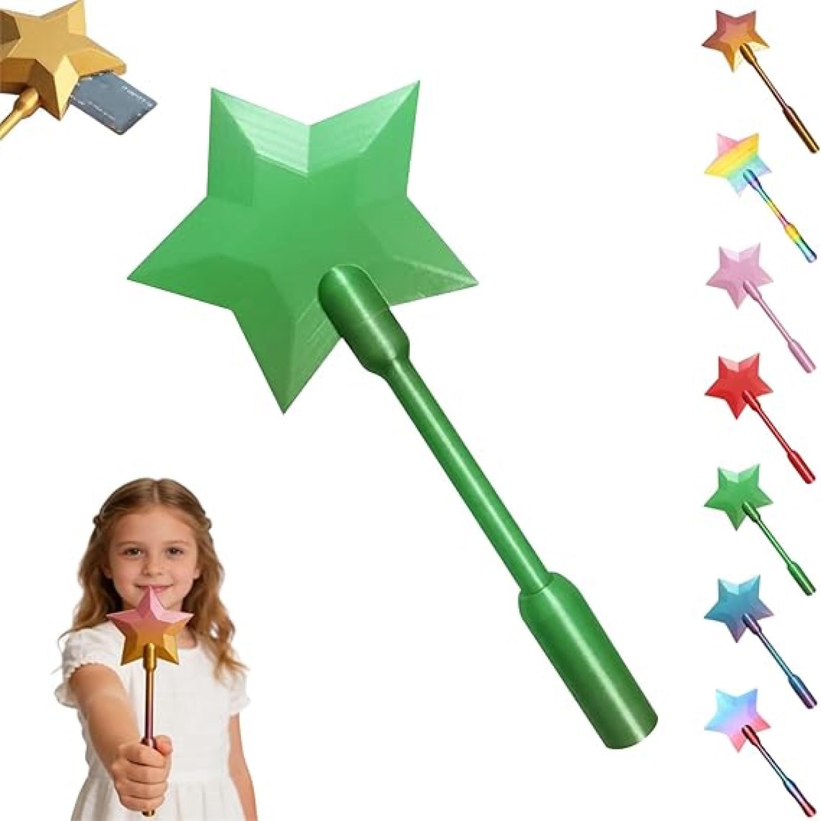 3D Printed Wand, Credits Card Holder Wands, Contactless Payment Card Holder, Star Wand For Kids Teens Tech Lovers Cosplay Fans Magicians Performers Parties Shopping Travel Anime Conventions