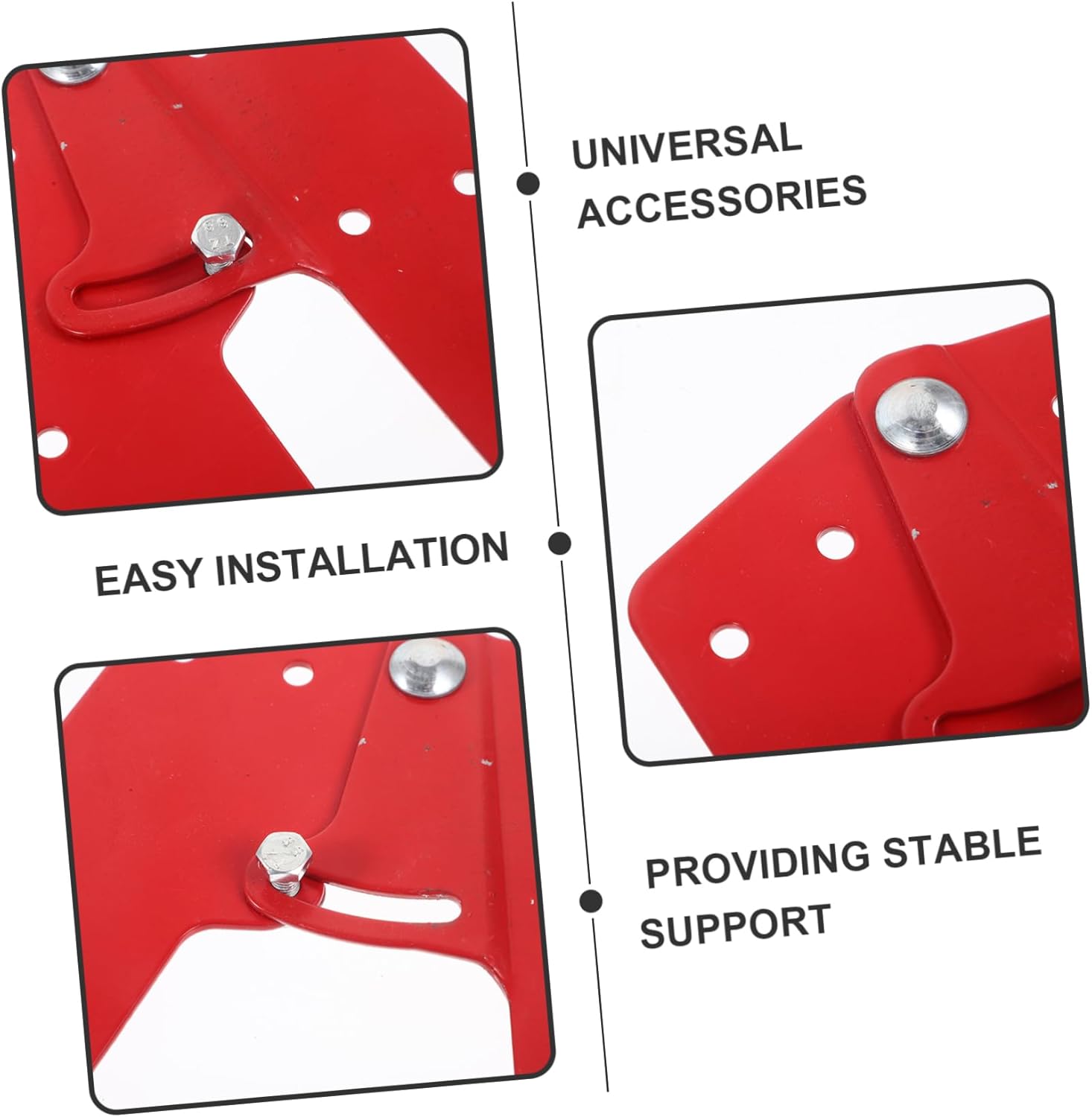 2pcs Step Ladder Hinge Parts Lightweight Attic Ladder Hinge Tie Rod Types