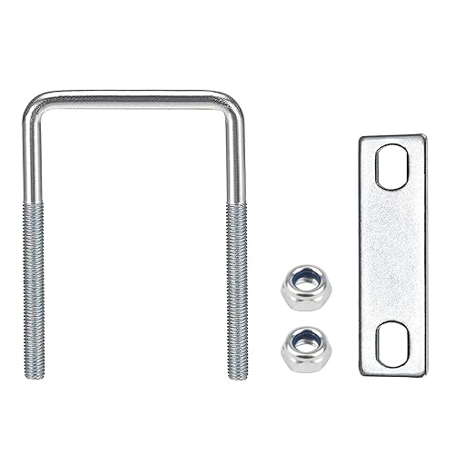 Miniatura 33 de Perno en U cuadrado para remolque, M8 x 3-1/4" x 4-5/8", acero galvanizado