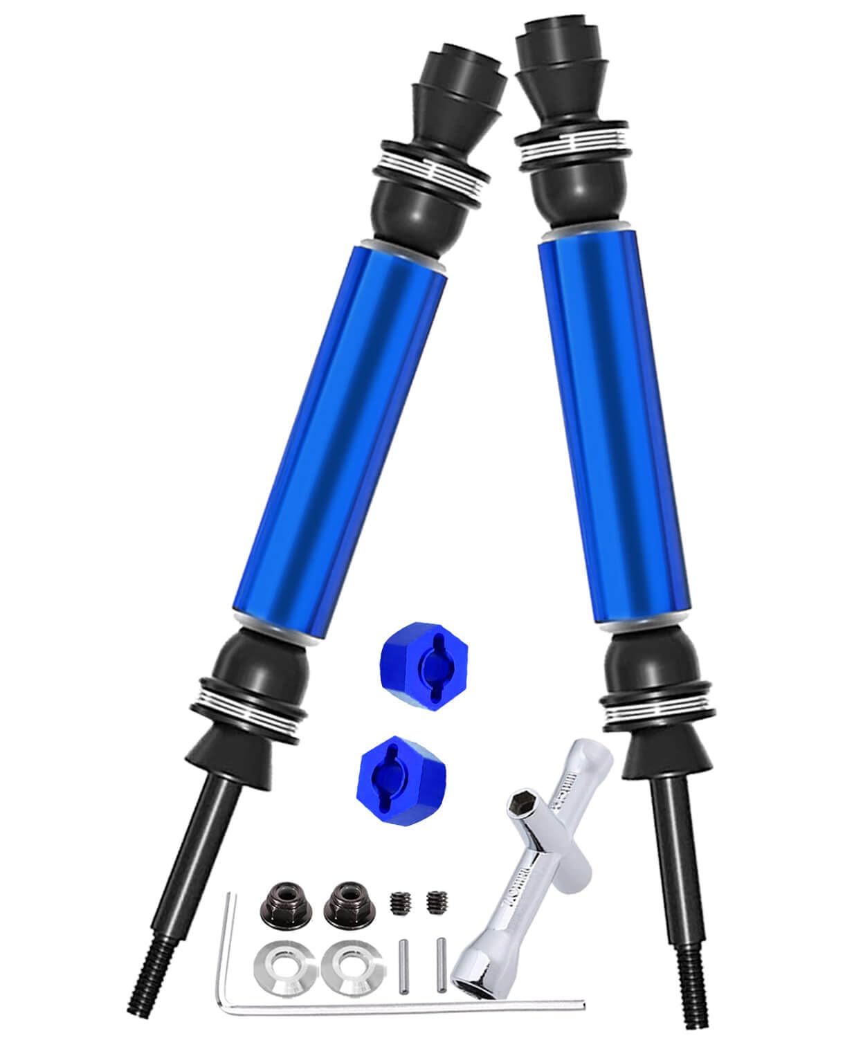 ARRCat Rear Drive Shaft Cvd Axles for 1/10 Rustler VXL 2WD,Slash 2WD VXL,Stampede VXL 2WD, Hoss VXL 2WD,2pcs Upgrades Part Hop-Ups Parts with Wrench,