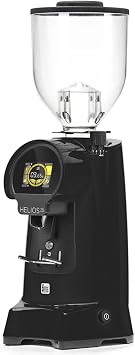 Eureka Helios 75 Commercial Espresso Grinder | Touchscreen | 75mm Burrs | Programmable | Stepless | Black