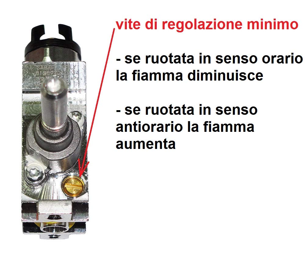 Nardi - produzione Sabaf - Rubinetto gas valvolato per cucina piano cottura - 812897210144 - R3611 - Prodotto originale