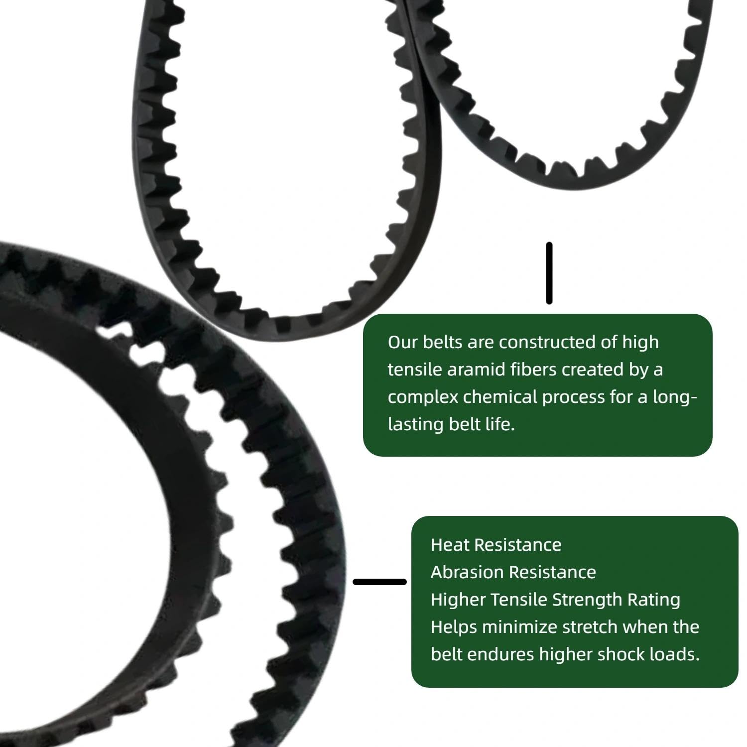 754-04136 Timing Belt 33 Inch Deck Fits 954-04136 Cub Cadet/Troy-Bilt/MTD/Craftsman Lawn Mower CC800 CC760 CC760ES TBWC33 TBWC33XP