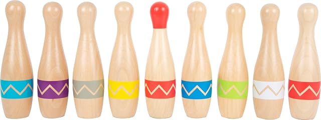 Foto 3 de 8 de 11912 Juego de Bolos Active, small foot, Madera cert. FSC® 100%, Juego Interior y Exterior