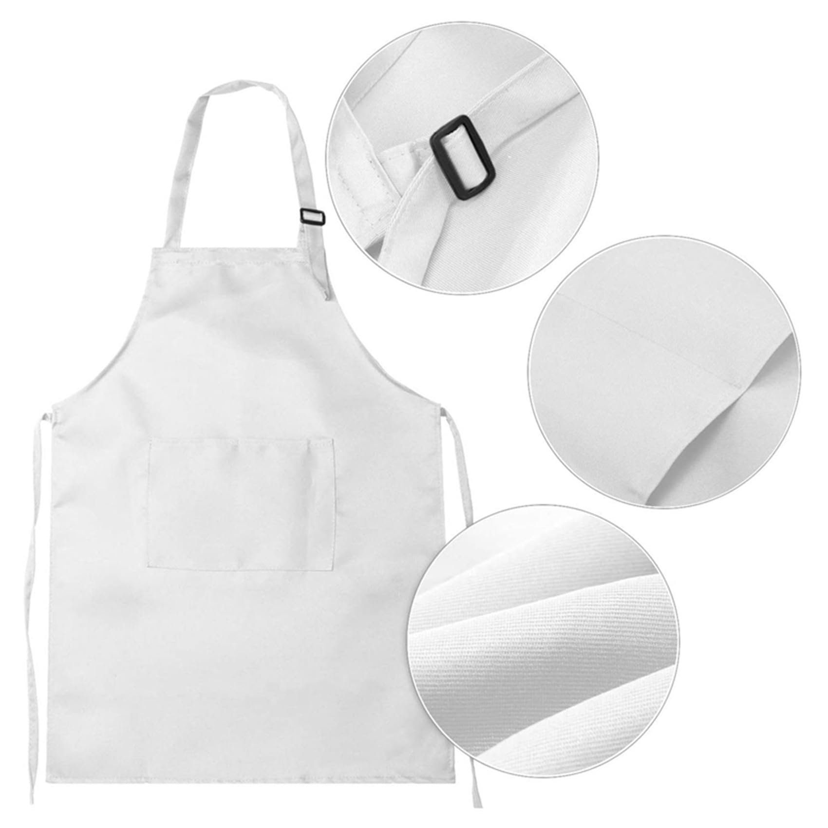 Ensemble de 24 tabliers et de farines de cuisine réglables pour enfants pour la cuisine et la peinture