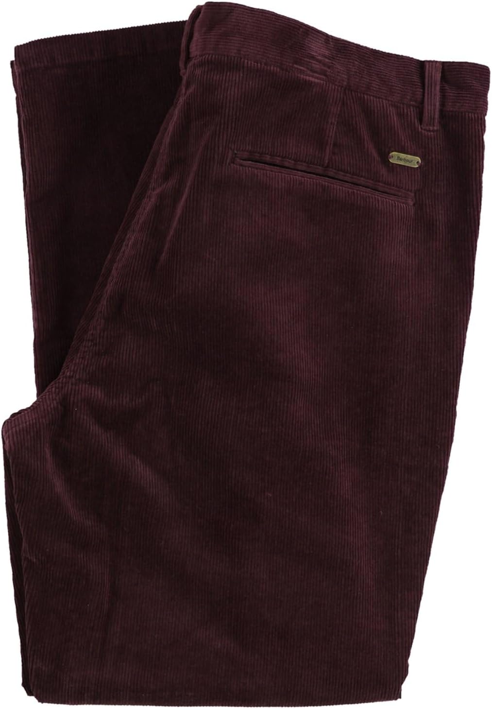 Barbour Womens Purple Pocketed Corduroy Straight Leg Pants Size: 14 - Image 2