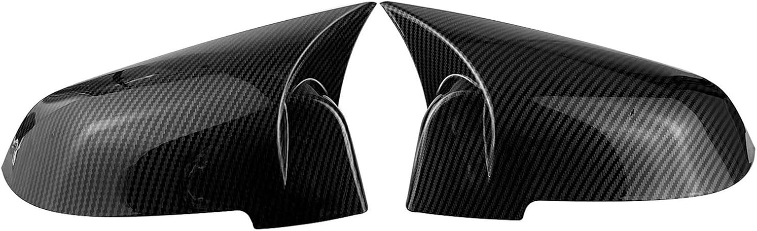 Compatible For BMW 5 6 7 Series F10 F11 F18 F07 F12 F13 F06 F01 F02 Car Rearview Side Mirror Cover Wing Cap Sticker Exterior Door Case Trim (Color : Gloss Black)