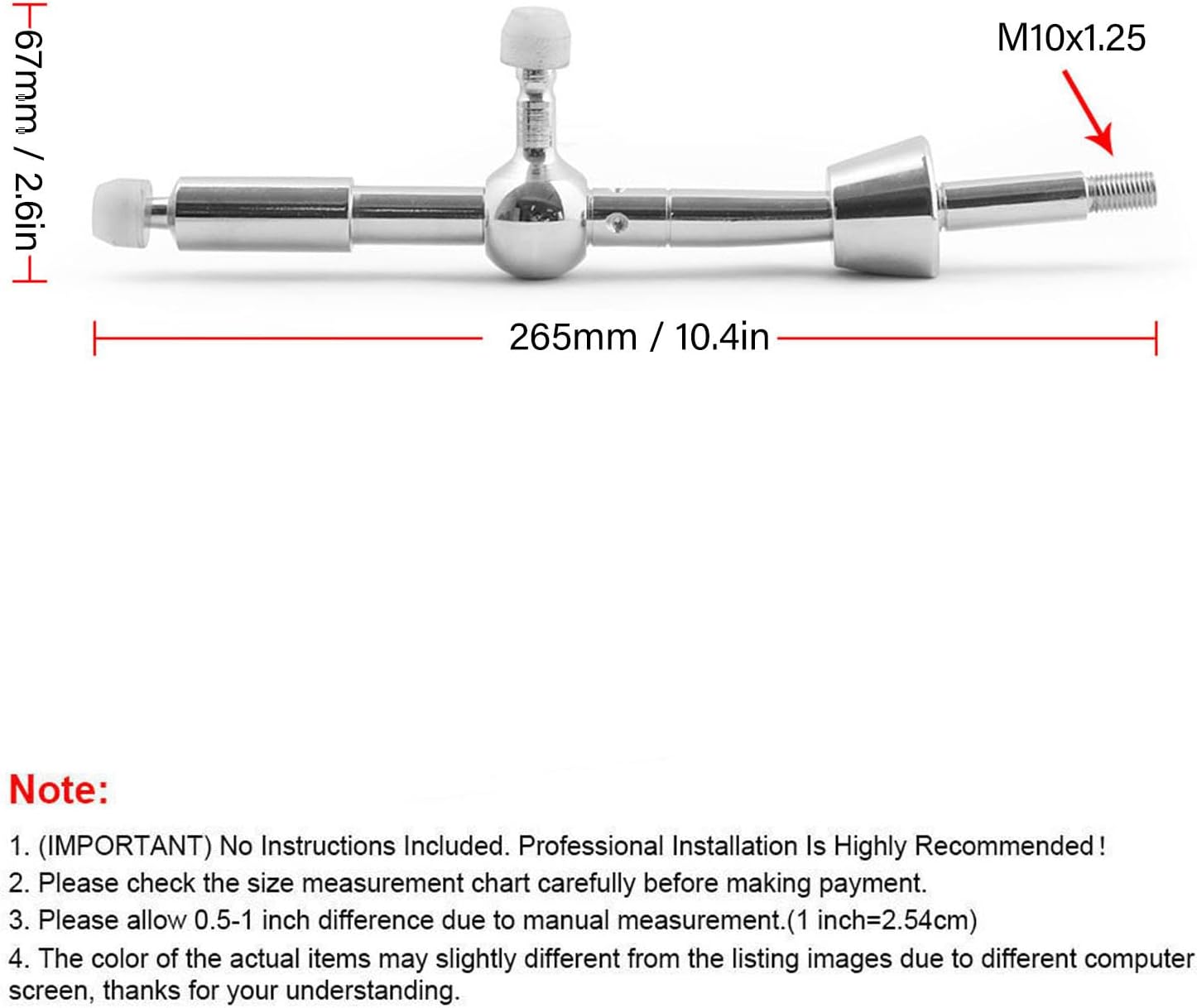 PerGar Short Throw Shifter Kit, Short Gear Shifter Lever Aluminium Alloy Short Throw Quick Shift Lever Stick Replacement for Colt Eclipse Lancer EVO