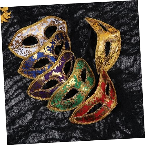 Masques de mascarade halloween et mariage vénitien en pack de 24 pièces